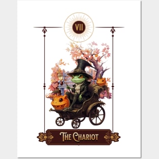 "The Chariot" Frog Tarot Card Posters and Art